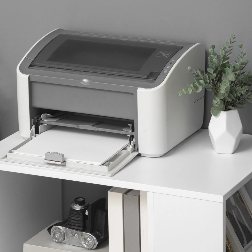 Armadio per Stampante ¨C zephmum ¨C Bianco 60x40x75,8 cm