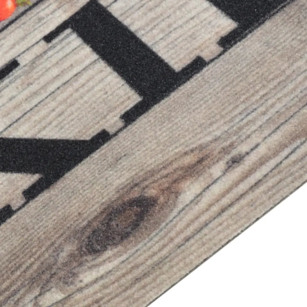 Tappeto da Cucina Lavabile-Tappetino da Cucina Grigio Cucinare 45x150 cm Velluto
