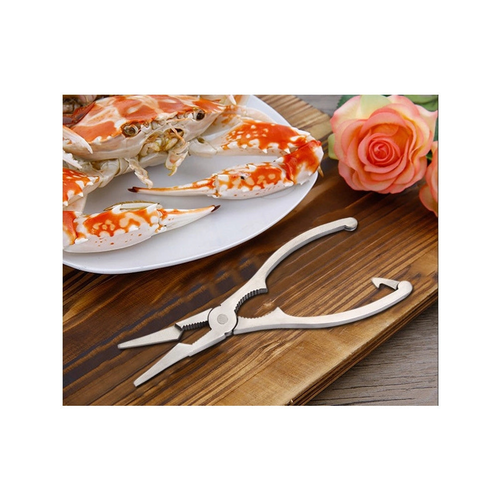 Trade Shop - Kit Per Crostacei Pinza Scavino Apri Aragosta Granchio Astice Cucina Casa -