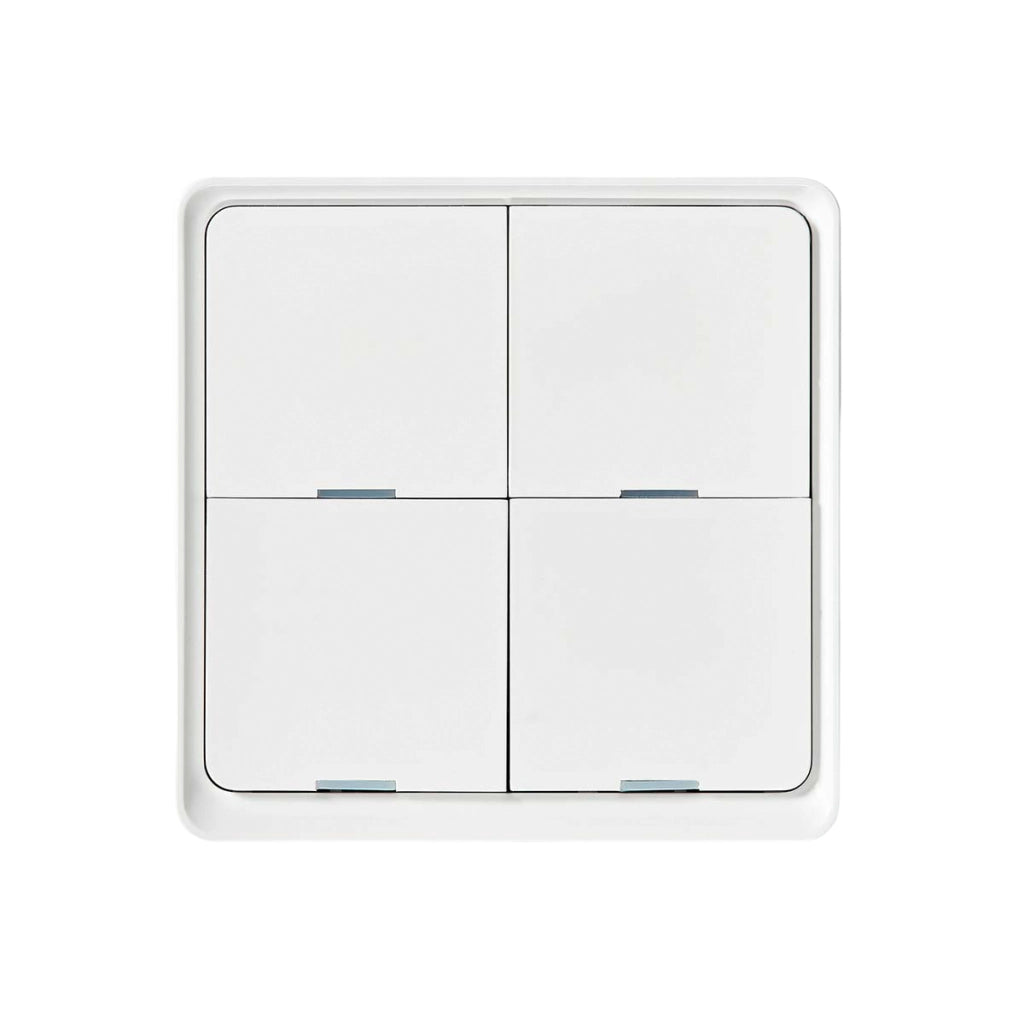 Interruttore Connesso Zigbee 3.0 con 4 Pulsanti 12 Funzioni Bianco Nedis
