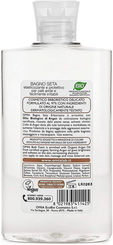 OMIA BAGNODOCCIA ERBORISTICO ALL'OLIO DI  ARGAN DA 400 ML