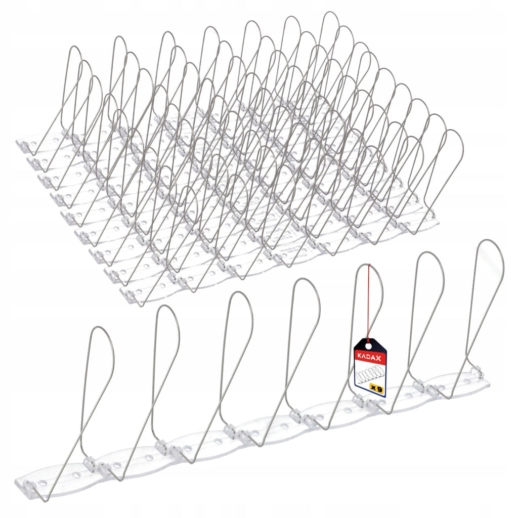 Spirali KADAX per uccelli, piccioni, dissuasori anti-uccelli, piccioni, corvi, 3M, 9 pezzi