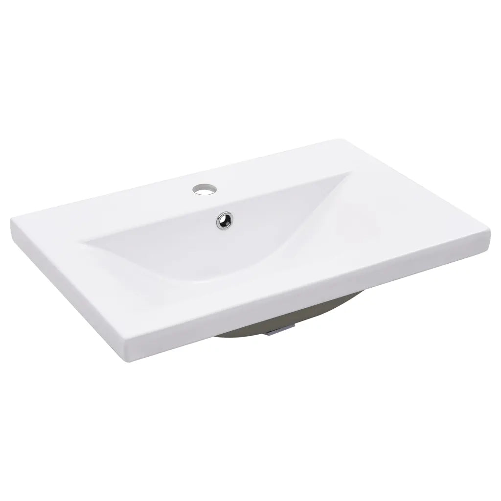 Telaio per Lavabo da Bagno con Lavabo Integrato Nero in Ferro CFW3553303