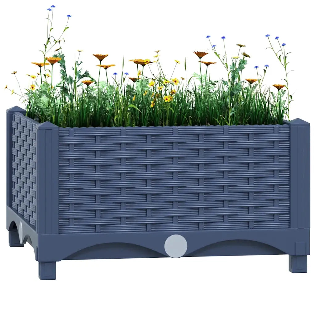 Fioriera Rialzata 40x40x23 cm in Polipropilene