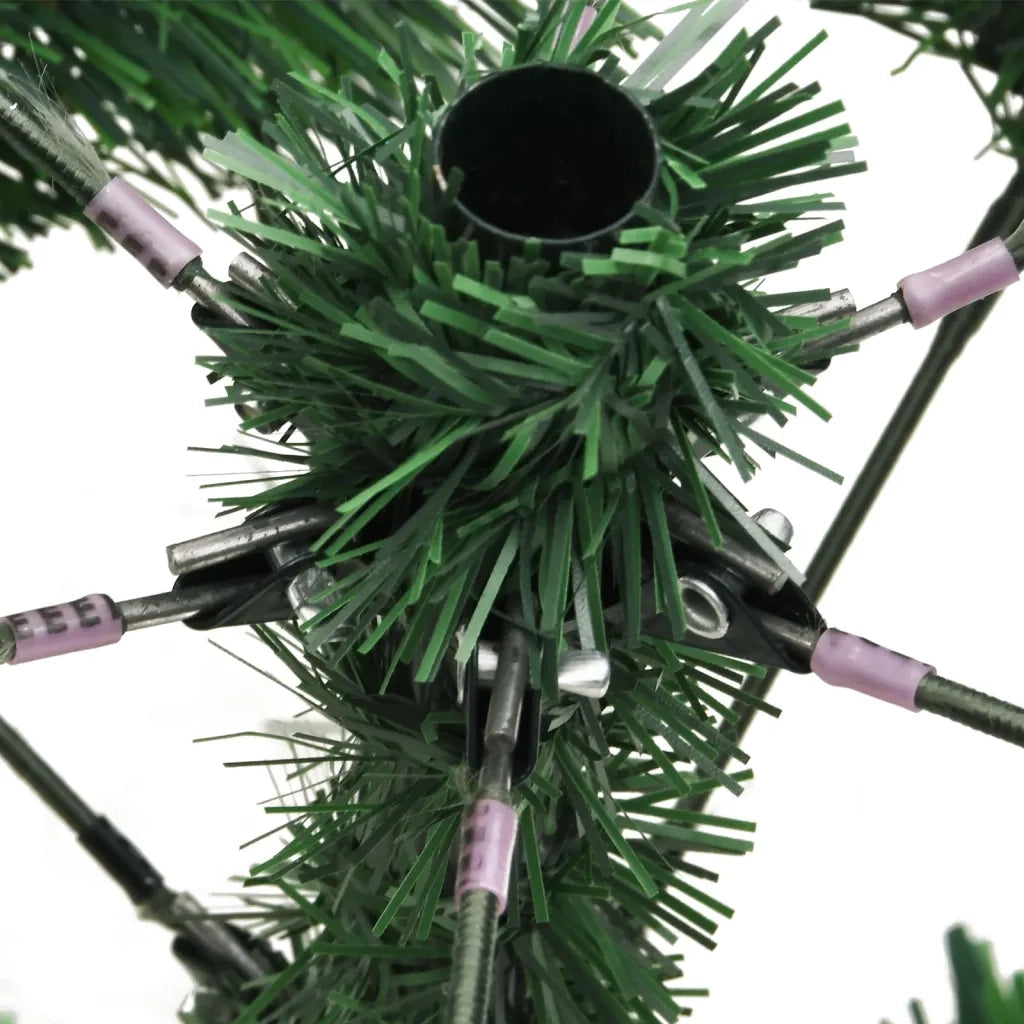 Albero Natale | Decorazioni natalizie Artificiale Incernierato con Pigne e Bacche 150cm