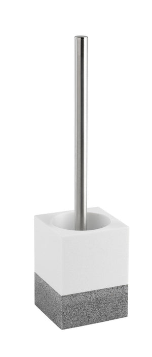 Set 4 Accessori da Bagno in Resina TFT Saada Bianco e Grigio