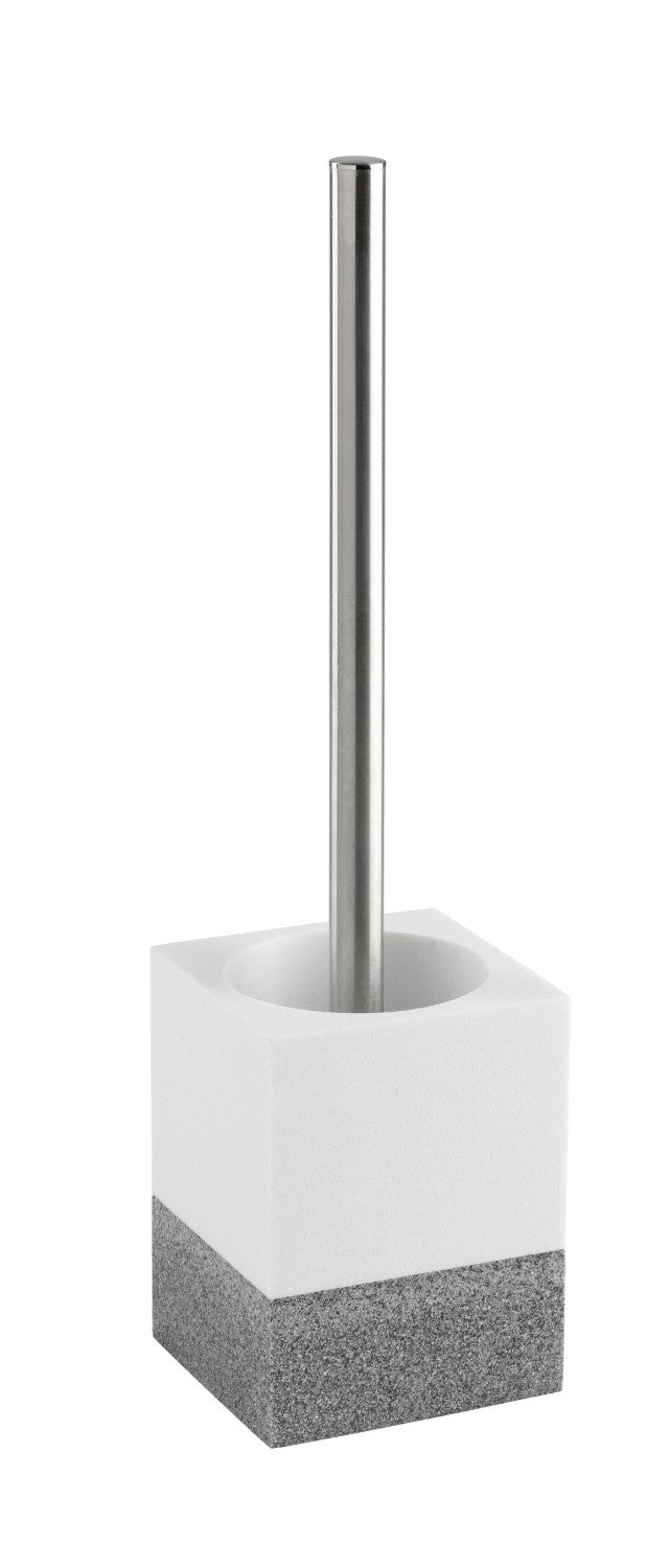 Set 4 Accessori da Bagno in Resina TFT Saada Bianco e Grigio