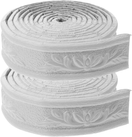 Decorazione per parete 3D - 2 set di rotoli - Materiale autofissante - Materiale flessibile