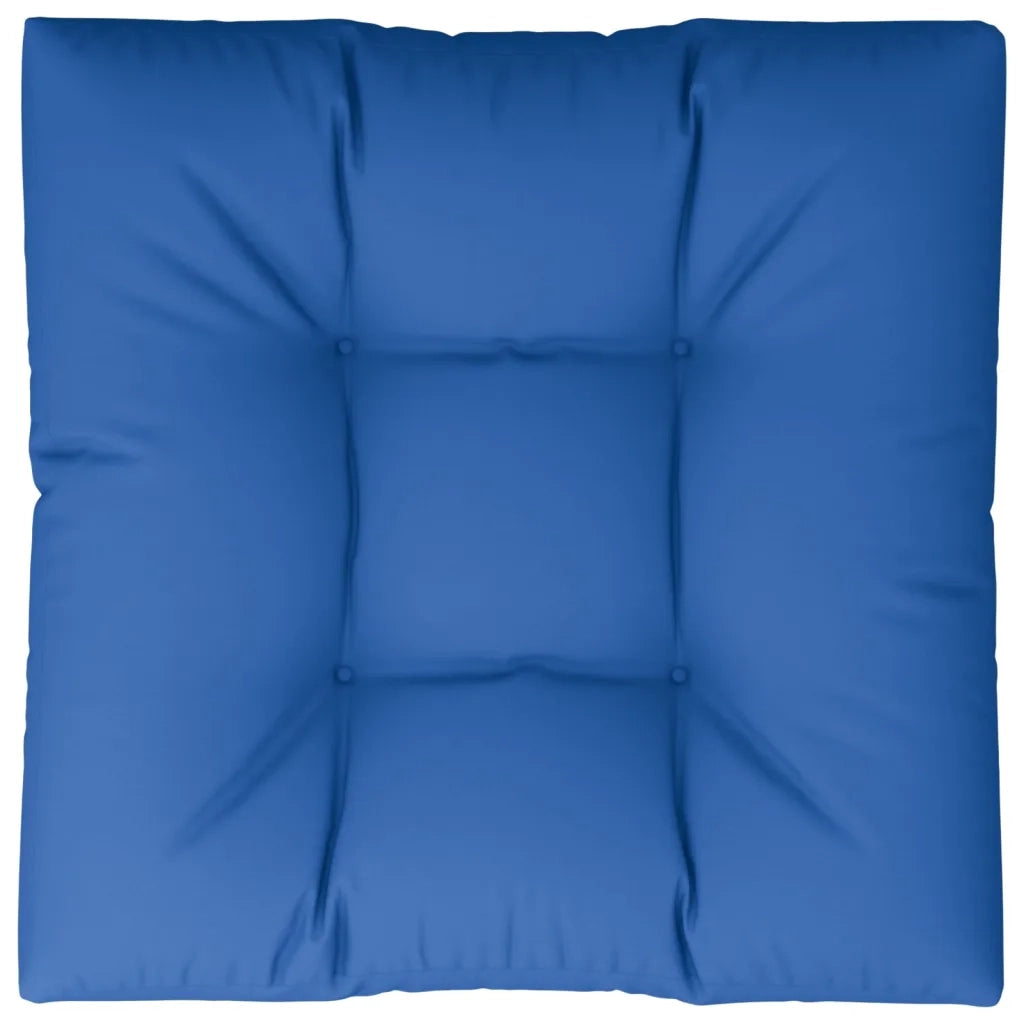 Cuscino per pallet | Cuscini per sedie Blu Reale 70x70x12 cm in Tessuto