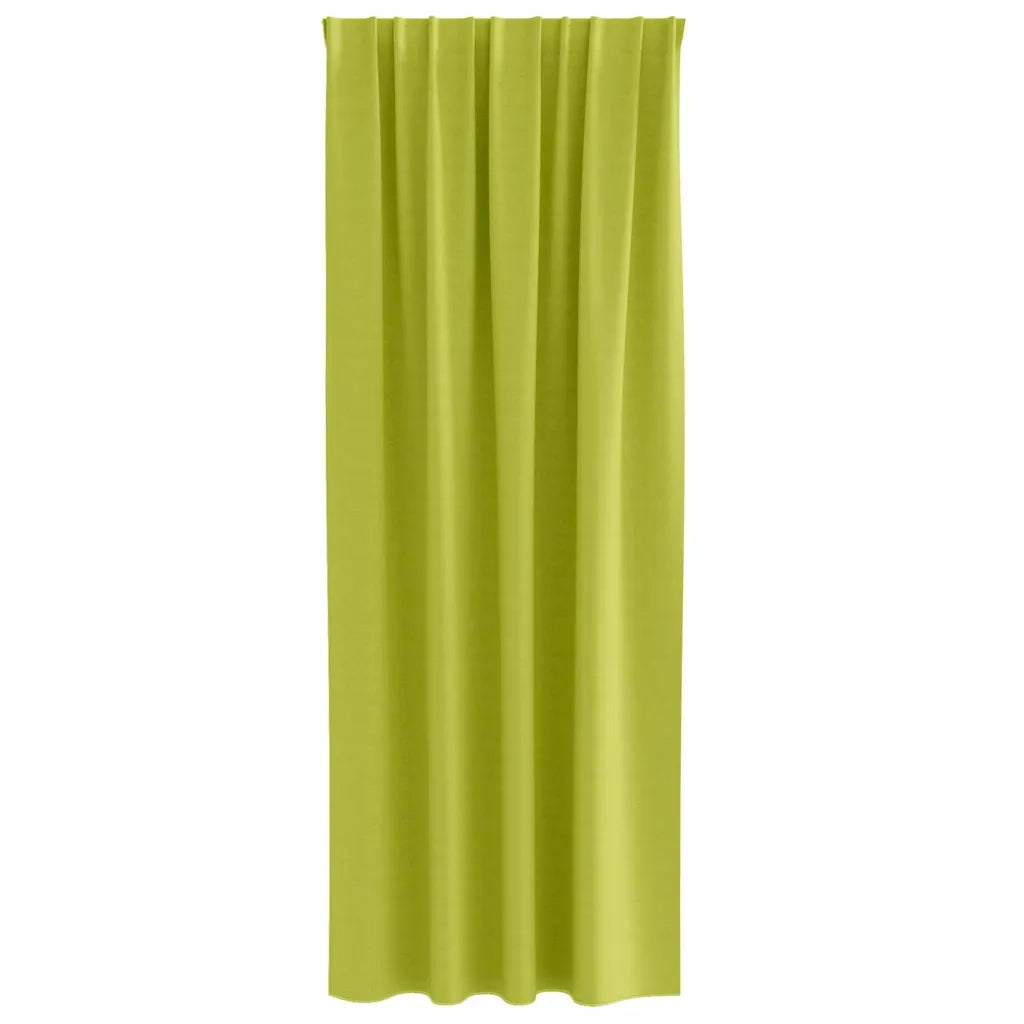 Tende Blackout con Anelli 2 pcs Verde 225 x 140 cm Poliestere 4107500