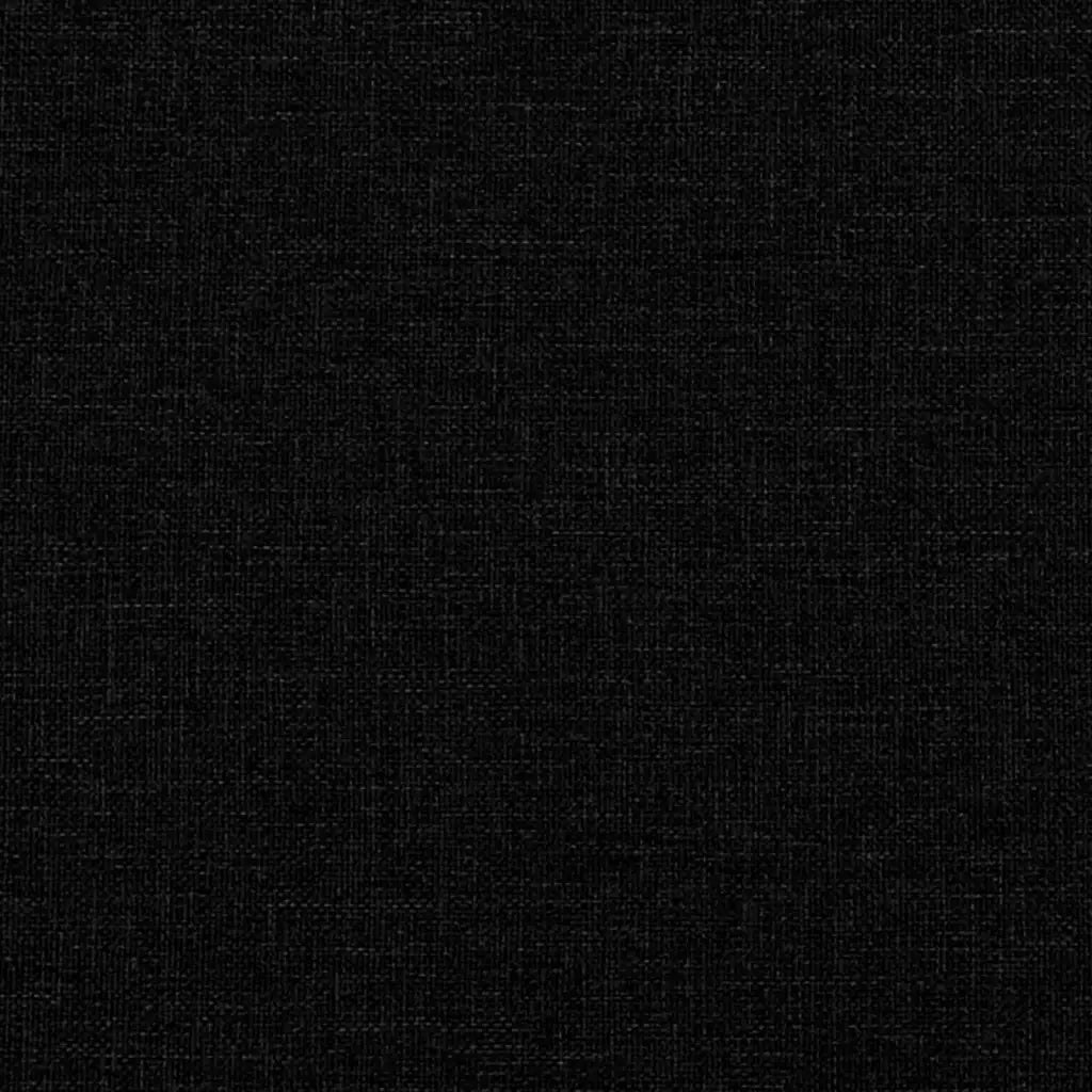 Divano Letto con Letto Estraibile Nero 100x200 cm in Tessuto 3197537