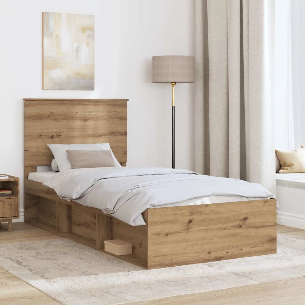 Struttura del letto Rovere Artigianale 100 x 200 cm