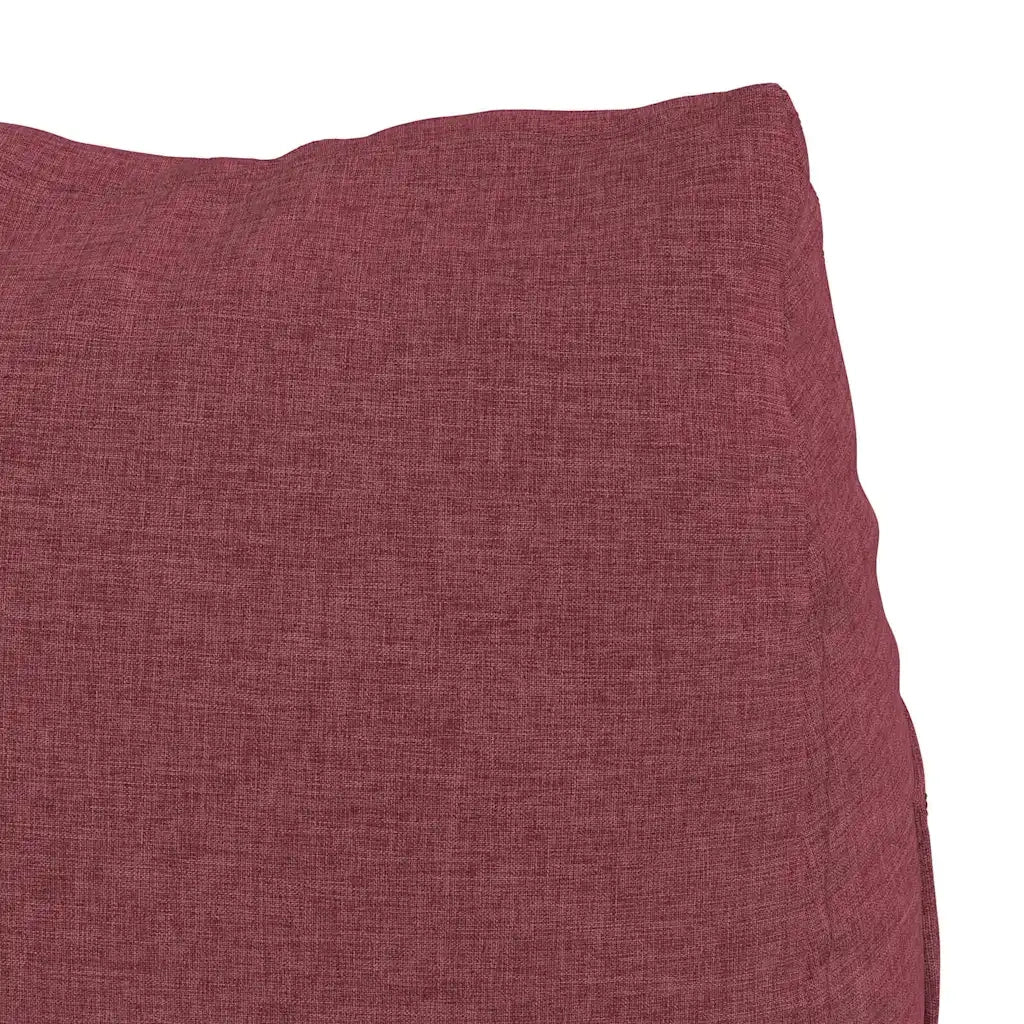 Cuscino per Schiena Rosso Vino 60 x 20 x 50 cm Tessuto 42015034