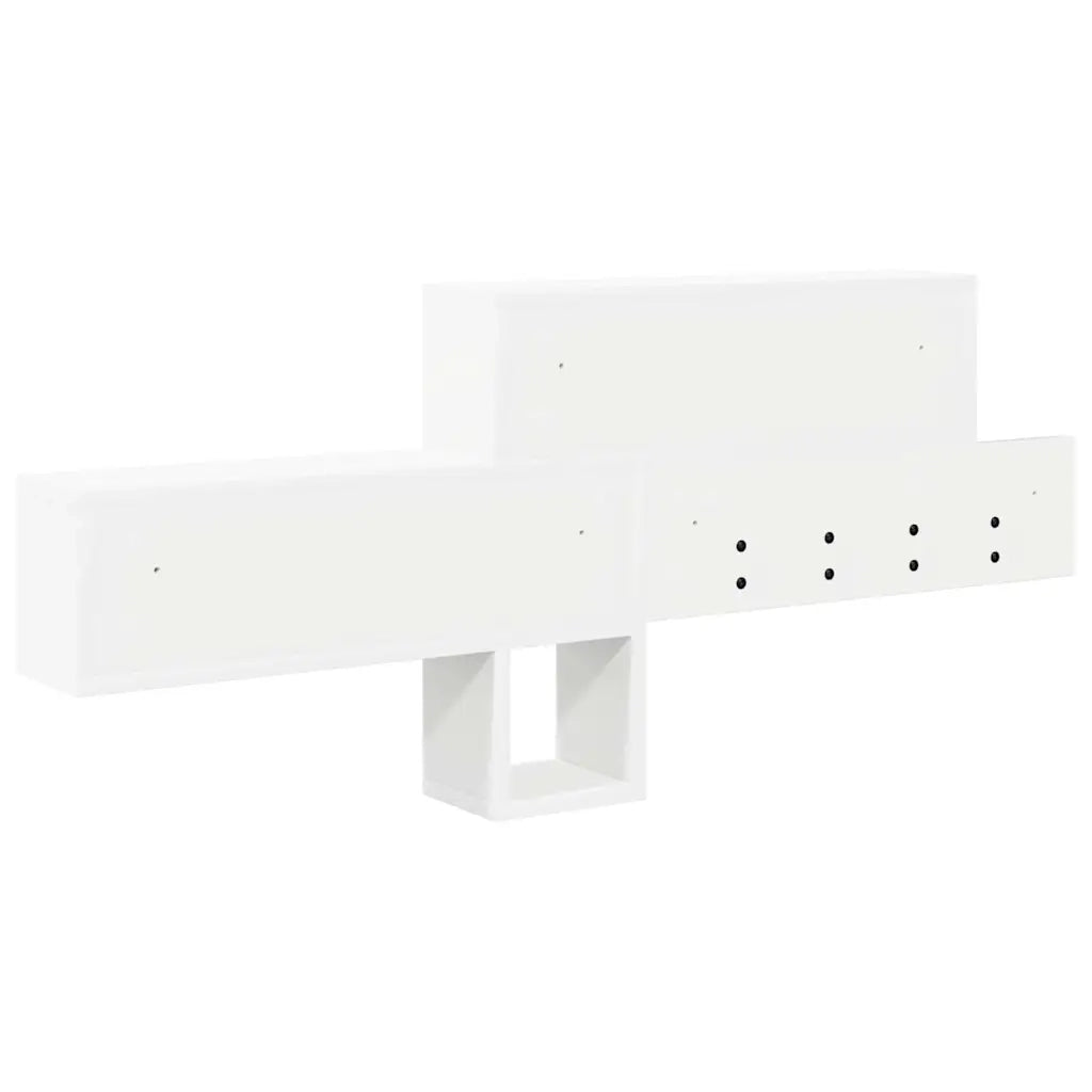 Appendiabiti a muro Bianco 100 x 12 x 43,5 cm Legno multistrato 874411