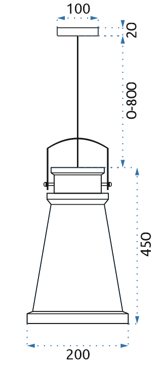Lampada Da Soffitto Asti A Nero/oro