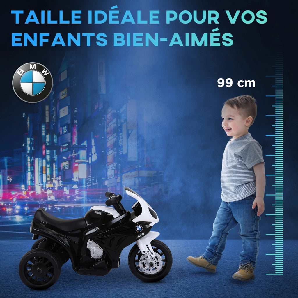 Moto elettrica bambini 3 ruote BMW S1000 RR ¨C zephmum ¨C 6V 2.5Km/h nero