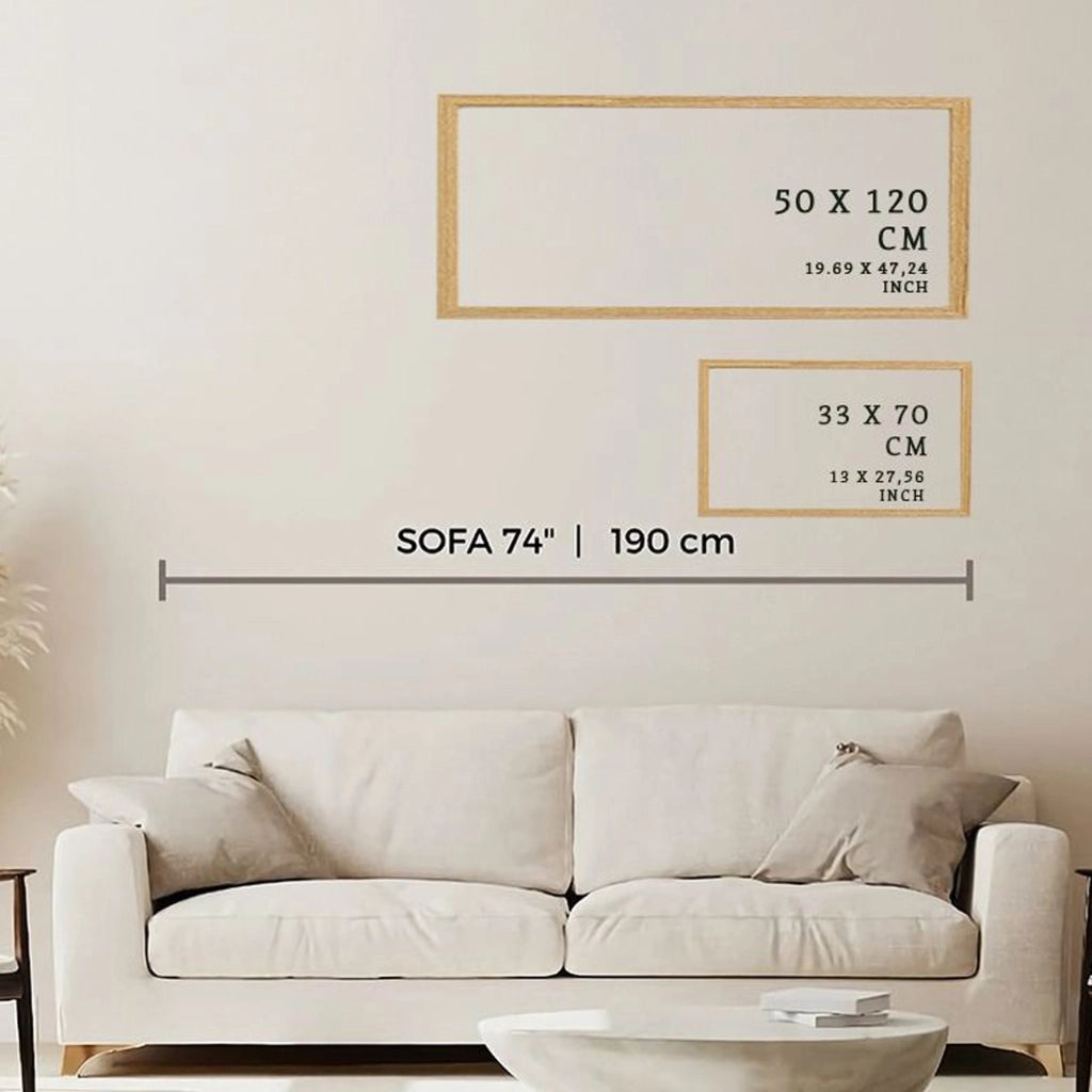 Mirato, Quadro Materiale Struttura in Legno Nobilitato, 50x120h cm Multicolore