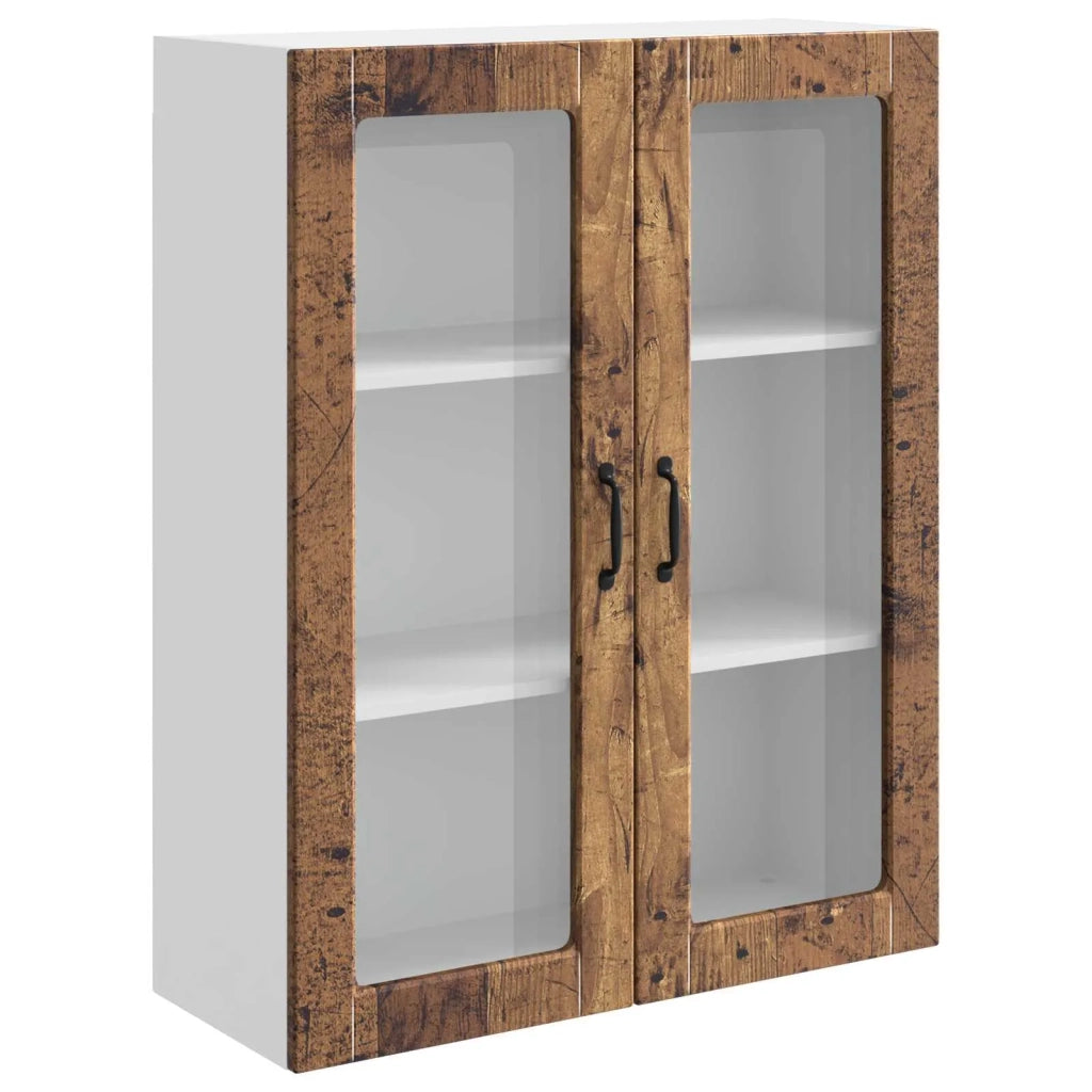 Mobile da cucina con lo scaffale-Armadio da cucina Legno vecchio 80 x 31 x 100 cm 884147