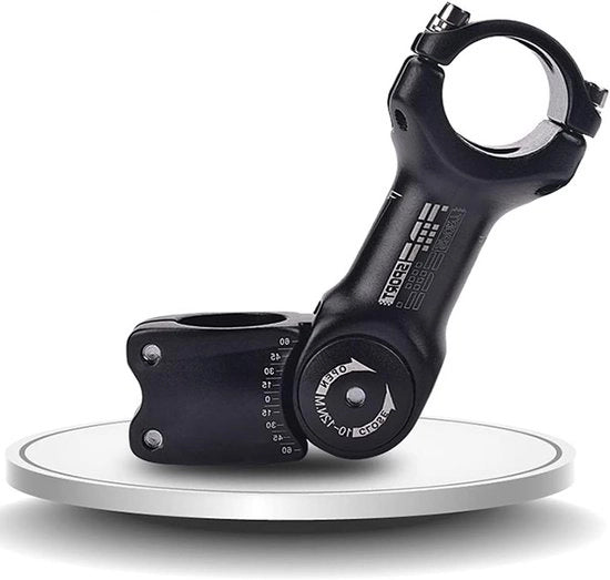 Regolatore di sterzo flessibile per mountain bike e bicicletta da corsa - ±60 gradi regolabile - 31,8 mm di diametro - 90 mm di altezza - estensione di forcella per bicicletta