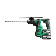 Hikoki dh18dpa wpz tassellatore 18 v brushless , 5ah. 1,3j, completo di 2 batterie , caricabatteria, impugnatura laterale e valigetta