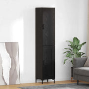 Credenza Rovere Nero 34,5 x 34 x 180 cm Legno multistrato 3416217