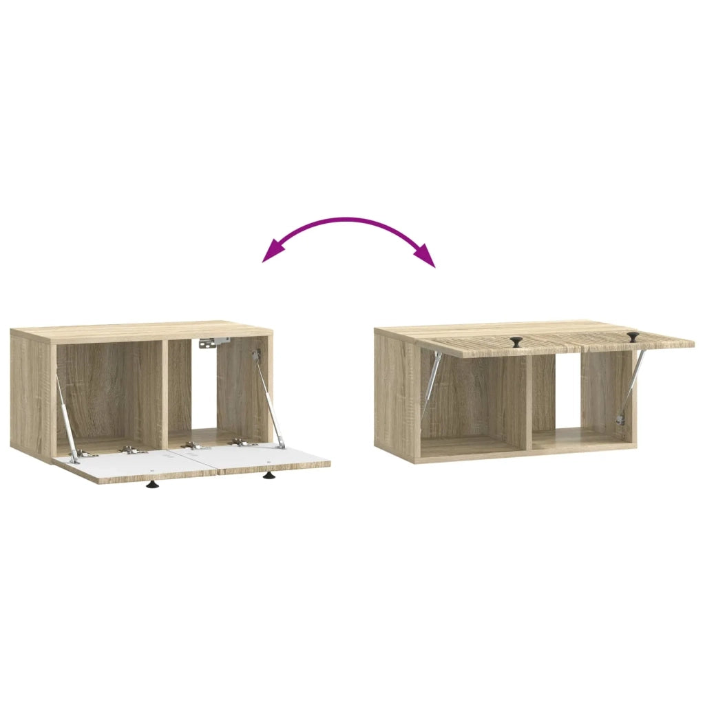 Mobile Porta TV da Muro Rovere Sonoma 59,5 x 31 x 30 cm 898027