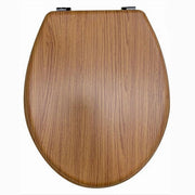Trade Shop - Copriwater Universale Sedile Per Bagno Copri Wc Water In Legno Mdf 18" 52987a -