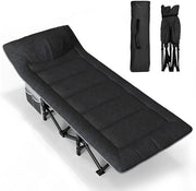 Letto da campeggio, letto per esterno, pieghevole, ampio, letto pieghevole, letto da campeggio per esterno, letto per esterno, giardino, interni