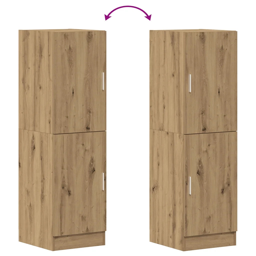 Mobile da cucina multifunzionale in legno composito con vani portaoggetti stabili 38 x 41,5 x 131,5 cm legno di rovere lavorato a mano 02_0051309