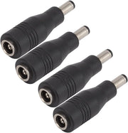 4 pezzi di connettori di alimentazione da femmina 6.0x4.4mm a maschio 5.5x2.1mm per laptop