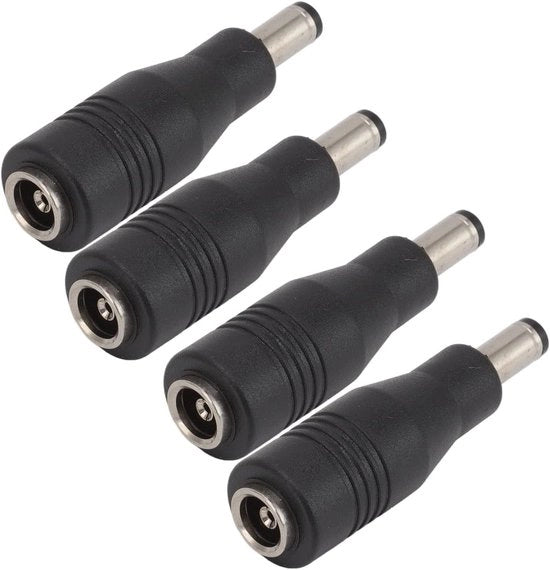 4 pezzi di connettori di alimentazione da femmina 6.0x4.4mm a maschio 5.5x2.1mm per laptop