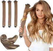 Tre Set di Curler Senza Calore per Capelli - Benda per Capelli Senza Calore - Curler Senza Calore per una Buona Notte - Set di Curler morbidi per Capelli Corti e Lisci e Ricci