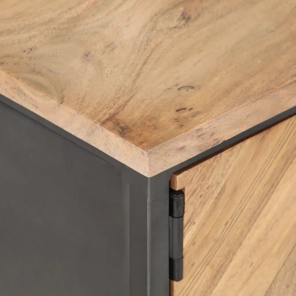 Tavolino da Salotto 90x50x35 cm in Massello di Acacia 323526