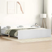 Giroletto con Testiera e Pediera Bianco 160x200 cmcod mxl 83849