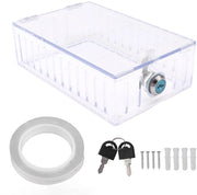 Scatola Termo Regolabile Protezione Grande - Protezione Termo Regolabile - Cassetta Acrilica - Chiave - Accessori - Resistente a Urto
