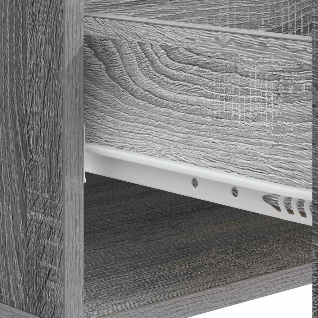 Tavolino da salotto con cassetto Grigio Sonoma 49 x 50 x 40 cm