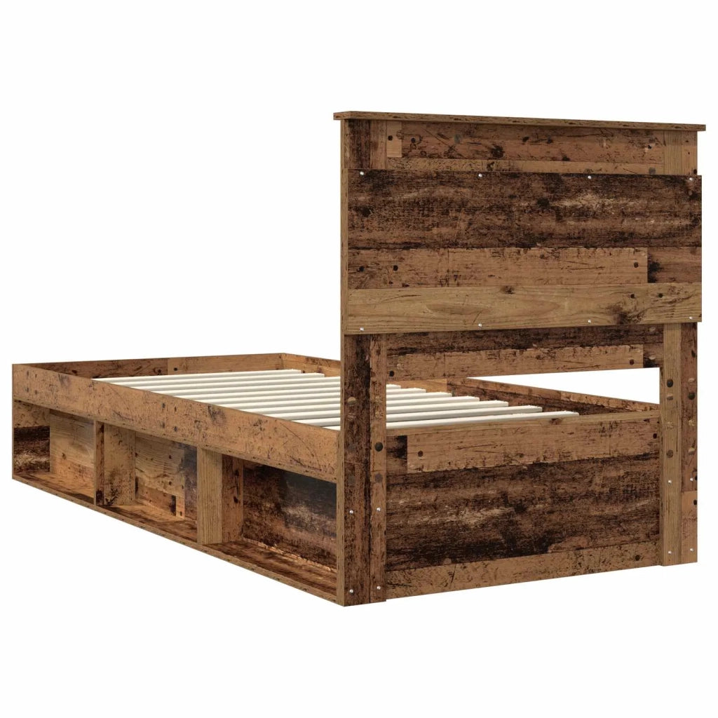 Struttura del letto Legno vecchio 100 x 200 cm Pino massello 3410126