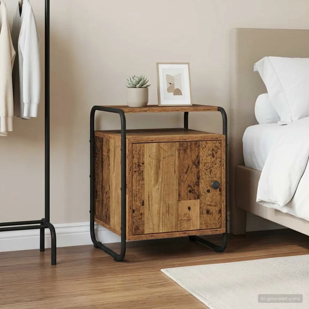 Armadio da Notte Legno antico Legno ingegnerizzato 8007619