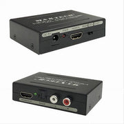 Trade Shop - Convertitore Estrattore Hdmi Audio Video 4k Hdmi 2x Rca Toslink Maxtech Hd-hflr -