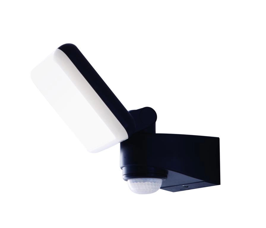 PROIETTORE LED SAT ANTRACITE 10W 1200LM 4000K CON SENSORE DI MOVIMENTO IP54 14X15,35XCM