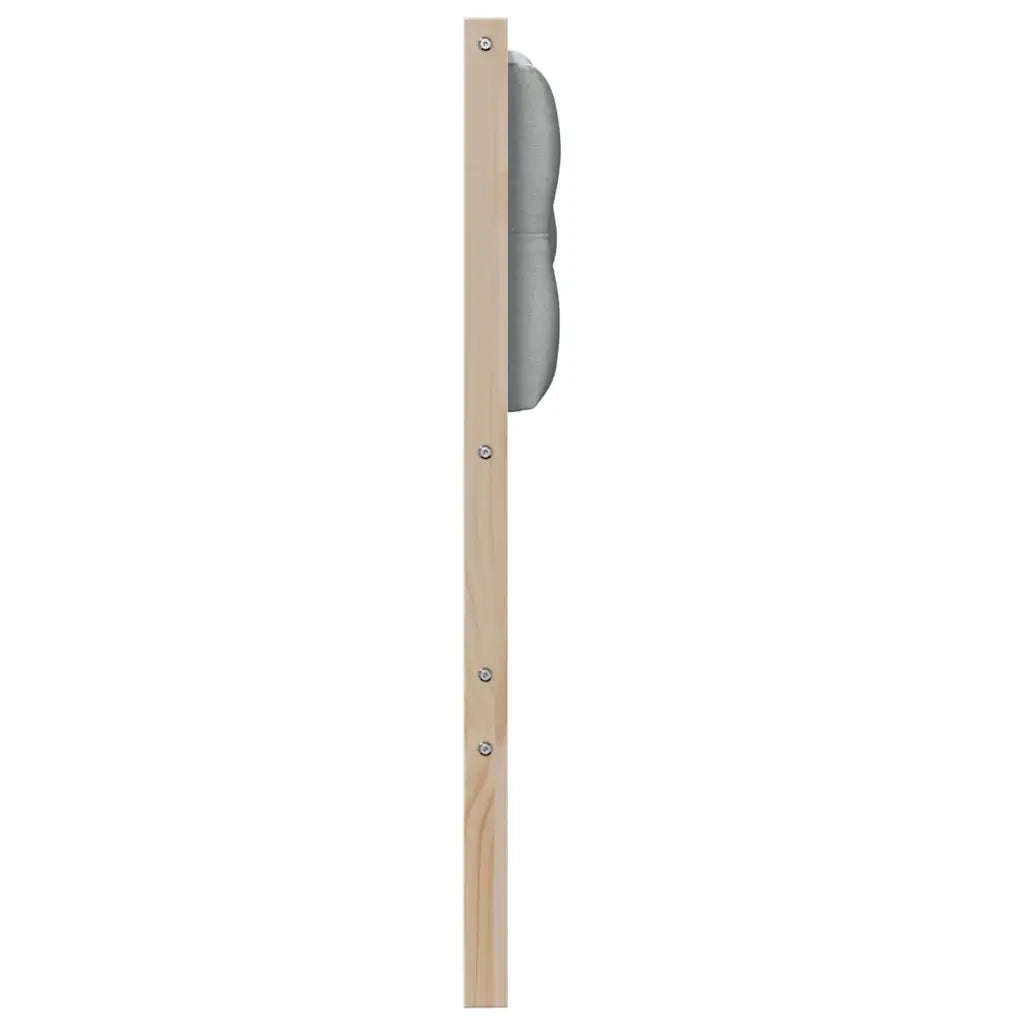 Testiera-Testata-Testiera Decorativa Marrone e grigio chiaro 100 cm Legno di pino massello