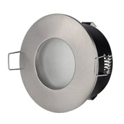 Trade Shop - Supporto Porta Faretto Da Incasso Lampadine Led Mr16 Par16 Rotondo Acciaio 75mm -