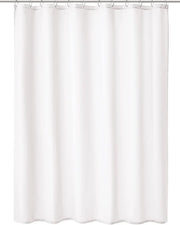 Douchegordino in poliestere bianco 120 cm x 200 cm - Kit per la doccia, tenda per la doccia 120x200