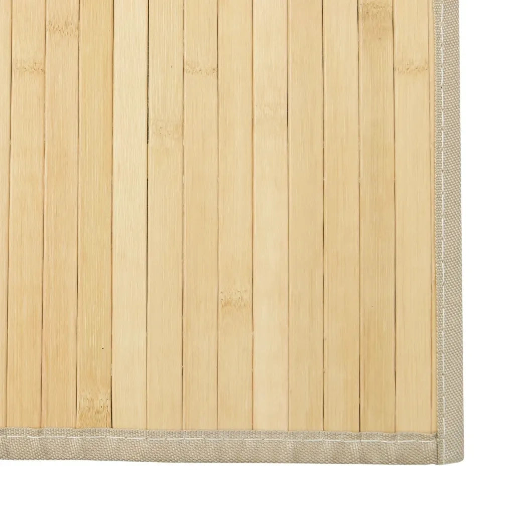 Tappeto Rettangolare Natura Chiaro 70x300 cm in BambÃ¹