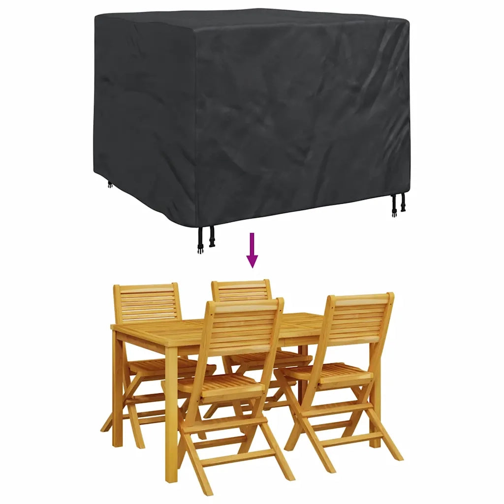 vidaXL Copertura per mobili da esterno 125 x 125 x 74 cm Tessuto 420D