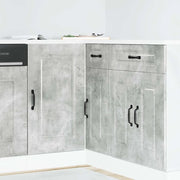 vidaXL Base da Cucina Kalmar Grigio Cemento in Legno Multistrato