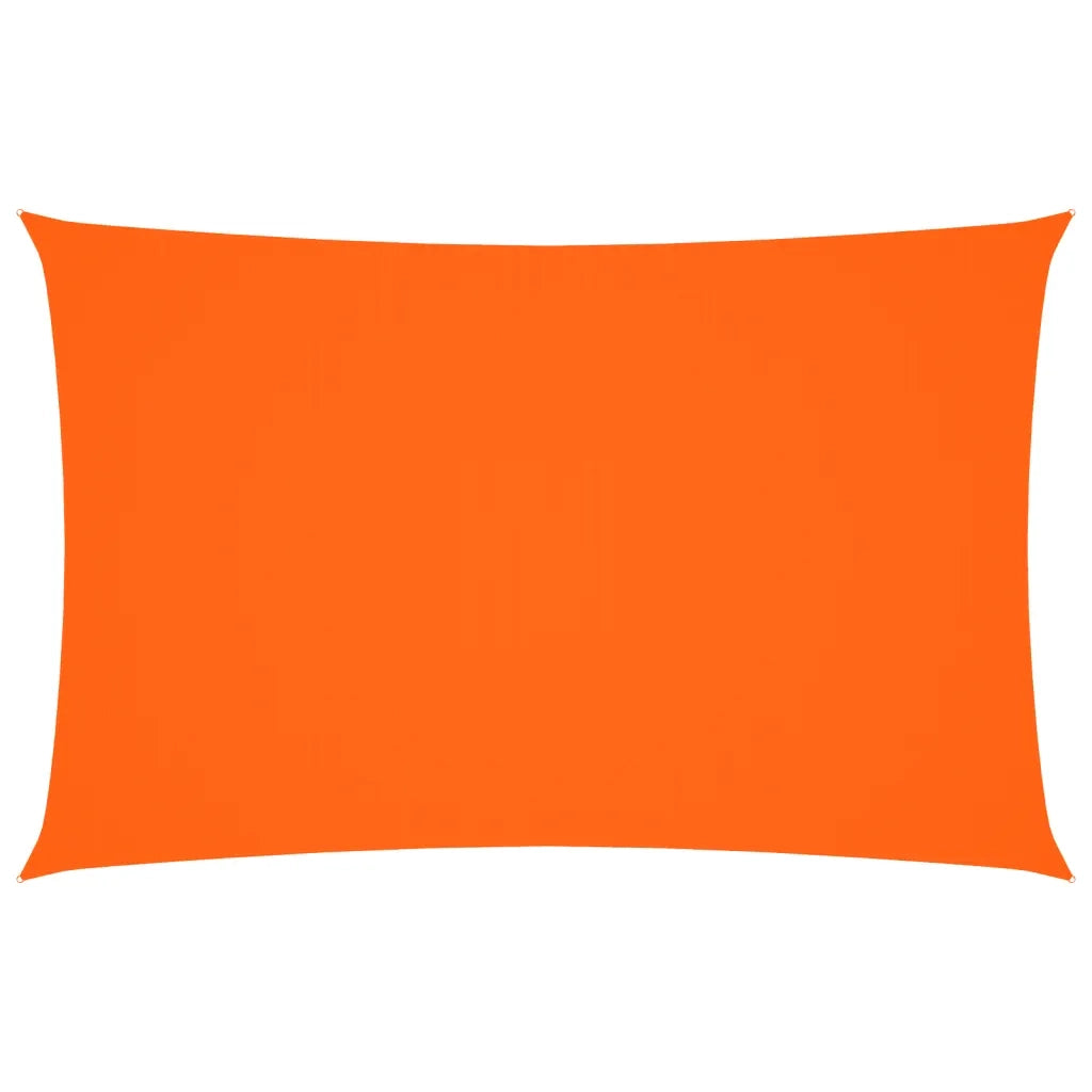 Parasole a Vela Oxford Rettangolare 2,5x5 m Arancione
