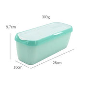 Contenitori per conservazione del ghiaccio, 1,5 litri, set da 2, BPA-free, con coperchi, spazialmente efficienti, stivellabili, adatti per la conservazione, il congelamento e la produzione di ghiaccio.