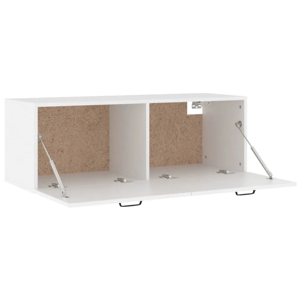 Mobile Pensile Bianco 100x36,5x35 cm Legno Multistrato 812951