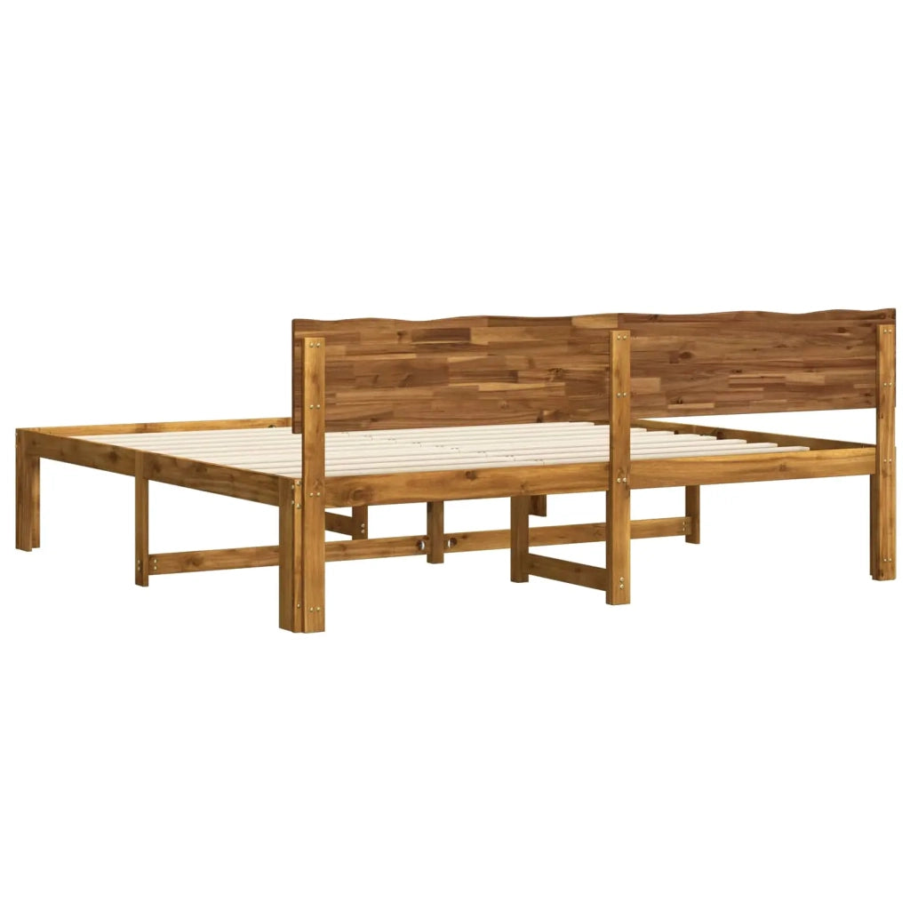 Letto matrimoniale con testiera ROSTOCK Naturale 180 x 200 cm 3405468